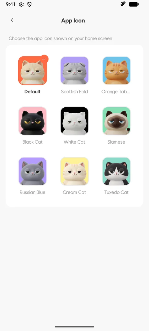 Android · Choosing an icon for your home screen